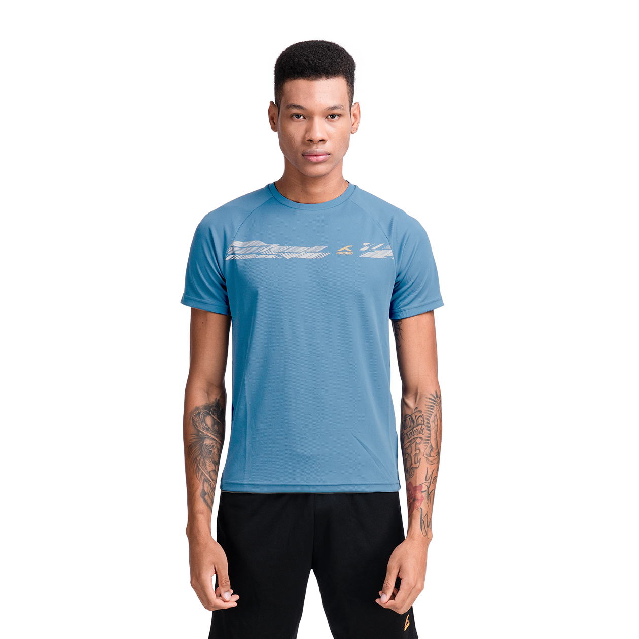 Scrape T-Shirt-Ash Blue