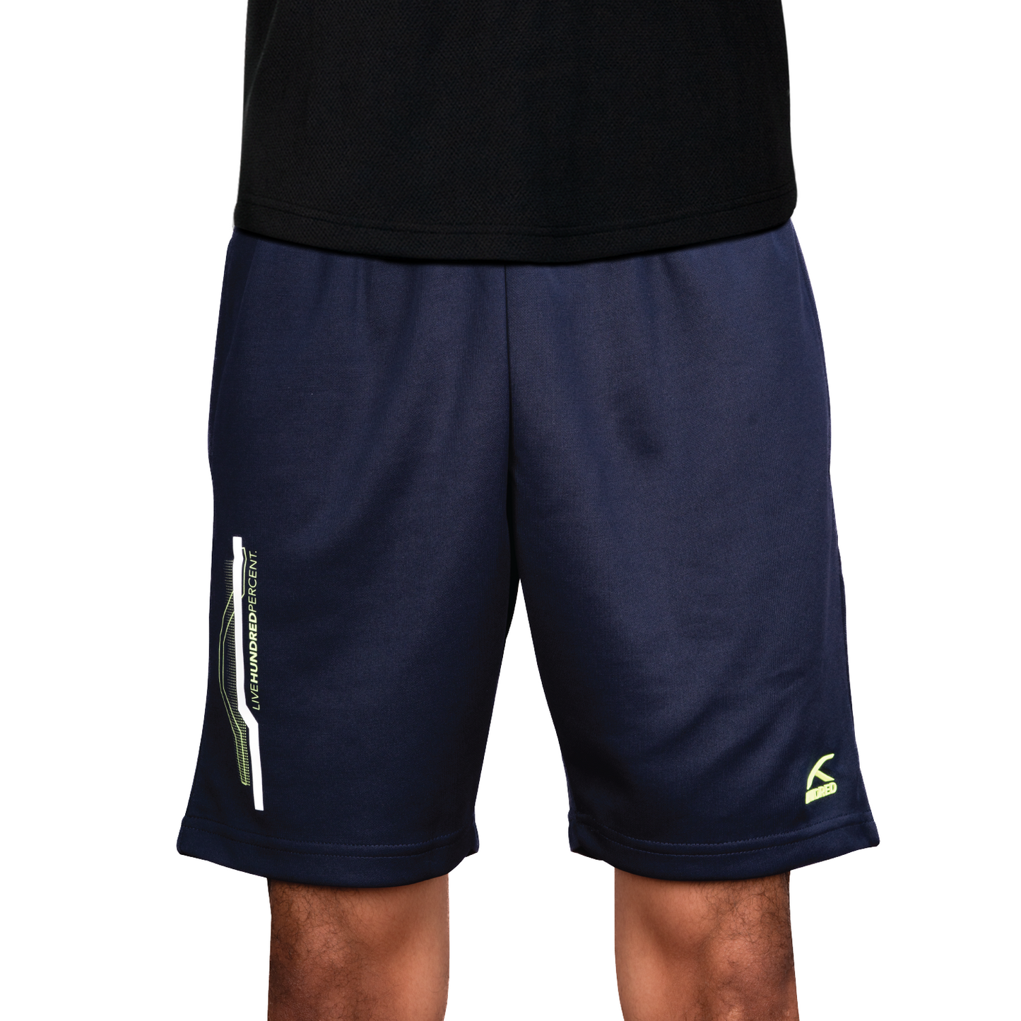Stroller Shorts - Navy/Lime
