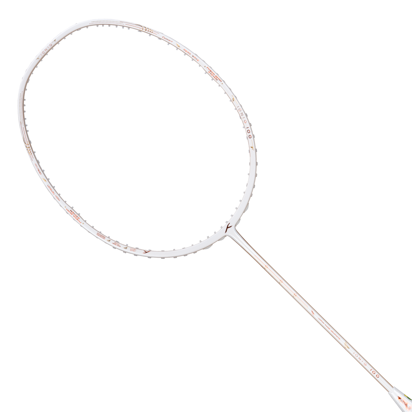 IONIQ 100 LTD - WHITE/GOLD (UNSTRUNG)