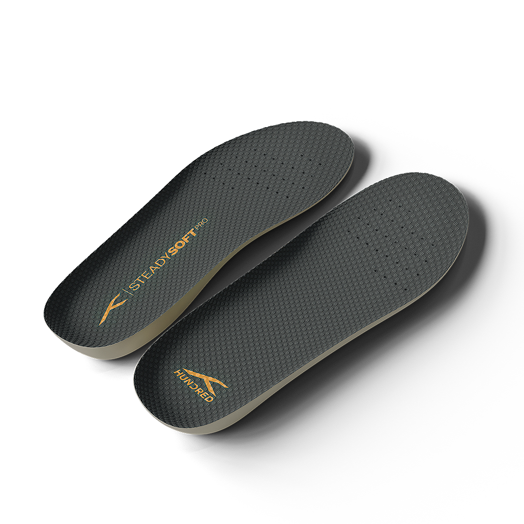 Steady Soft Pro Insole (Dark Grey & Orange)