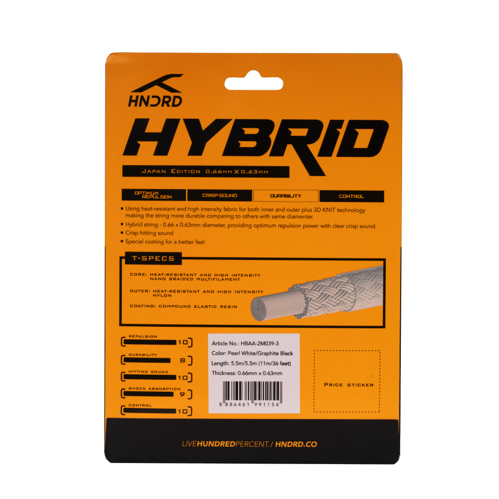 Hybrid (Pearl-White/Graphite-Black)