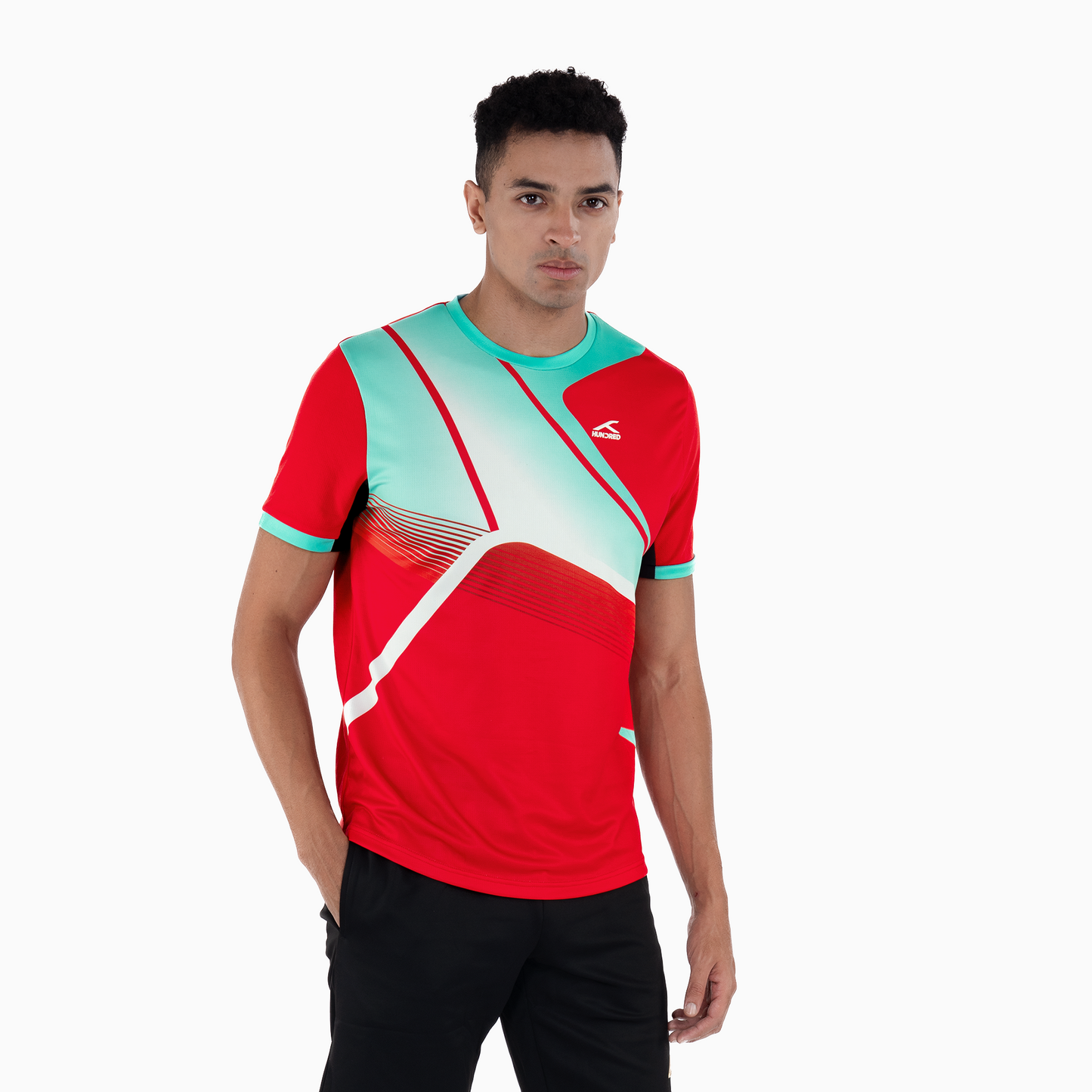 Scallop T-Shirt-Red
