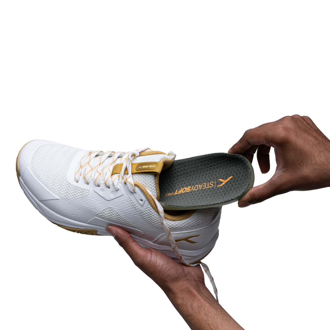 Steady Soft Pro Insole (Dark Grey & Orange)