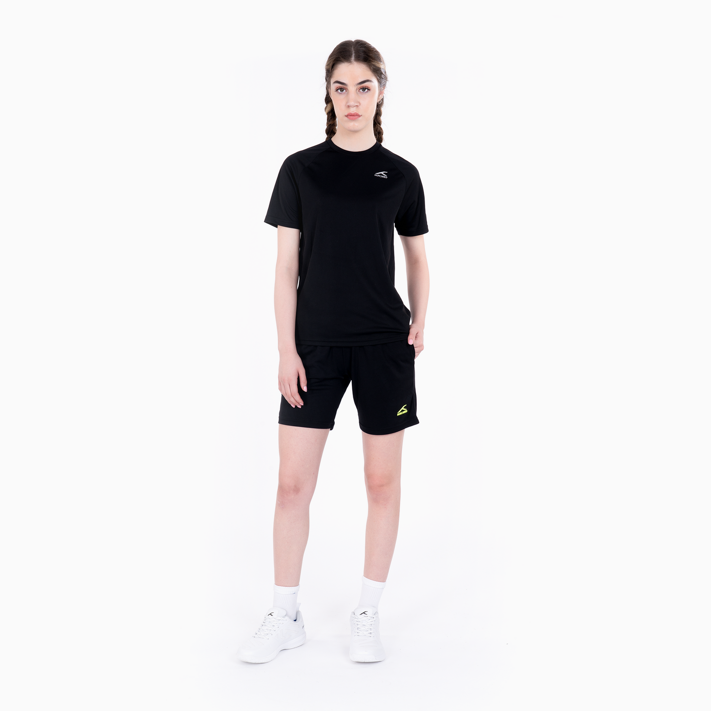 Training Shorts-Black/Lime