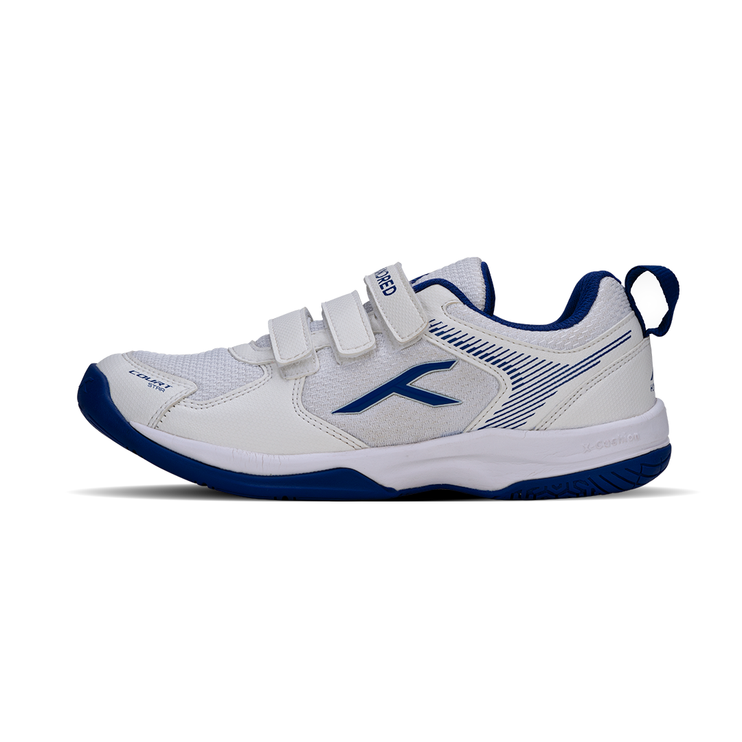 Court Star - Kids (White/Navy)