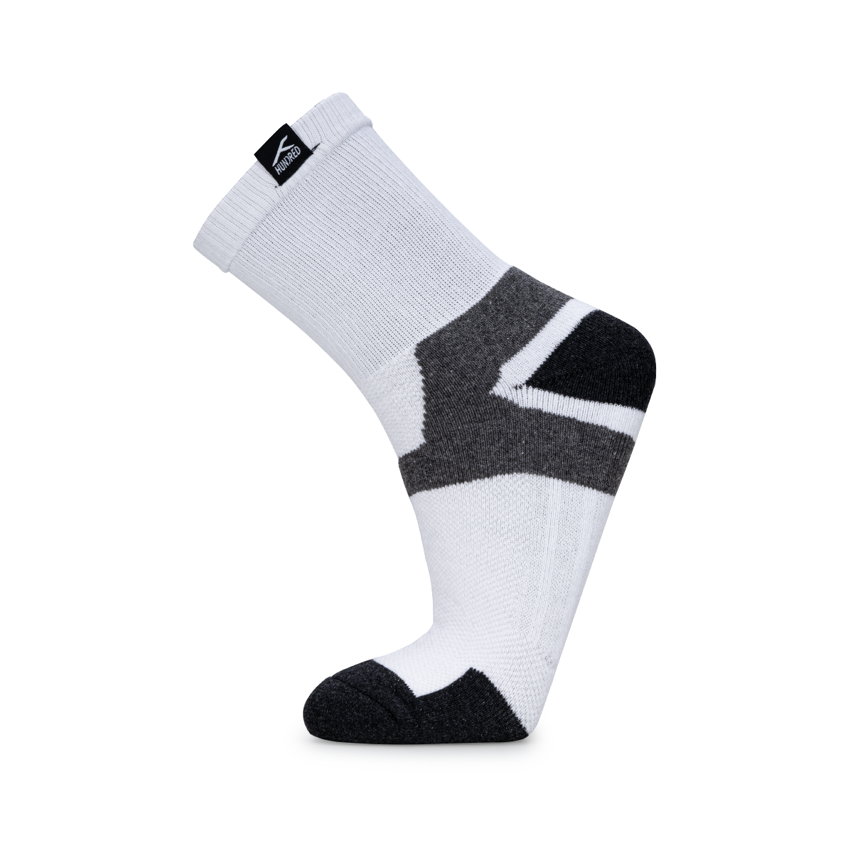 Court Quarter Length Performance Sports Socks_White