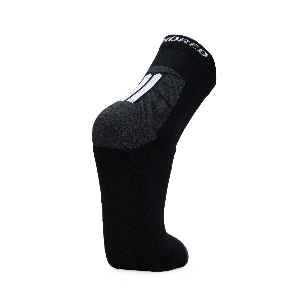 Ace High Quarter Length Performance Sports Socks_Black