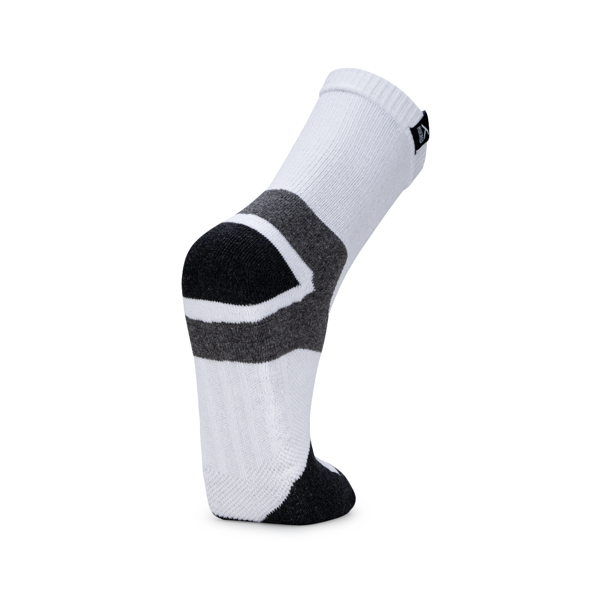 Court Quarter Length Performance Sports Socks_White