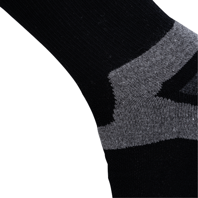 Court Quarter Length Performance Sports Socks_Dark Grey
