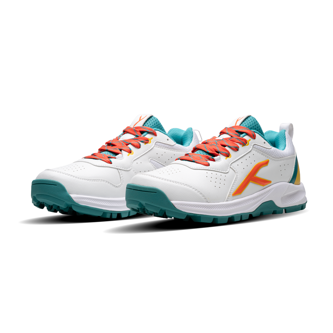 HyperDrive-White/ Light Green/Orange