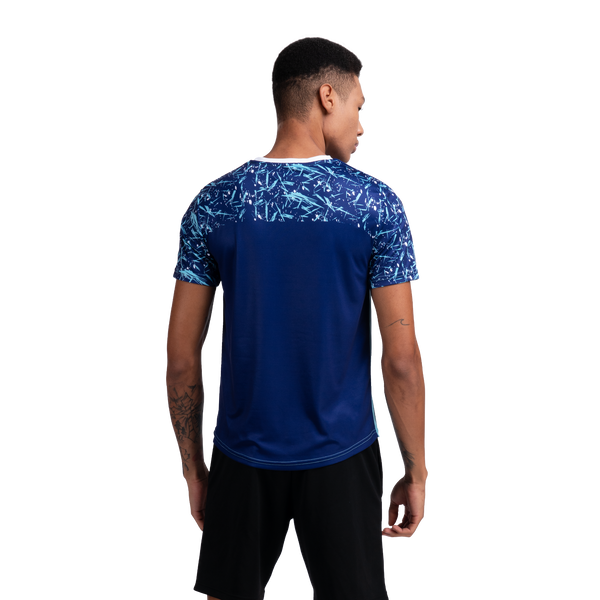 Flake T-Shirt-Blue/Navy