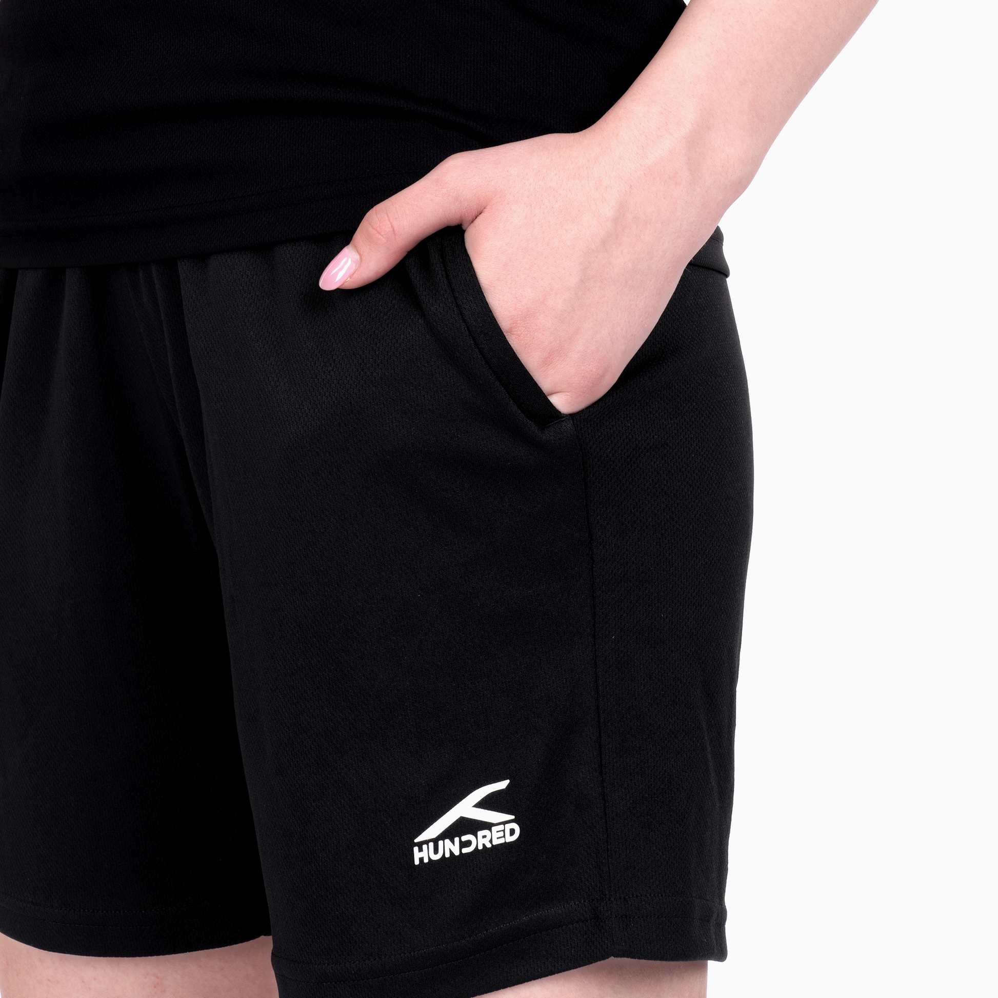 Training Shorts-Black/White