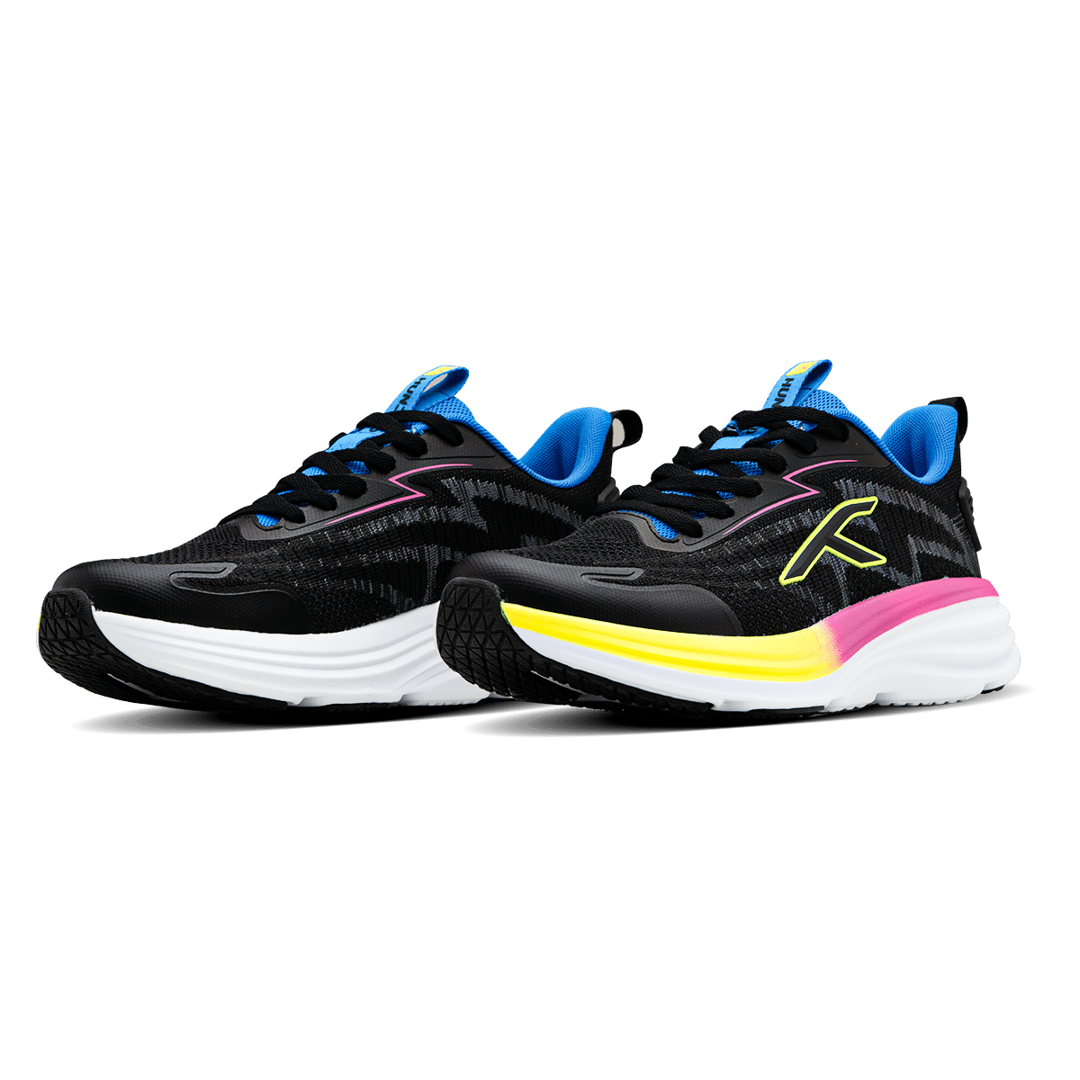 Soft Stride-Black/Blue/Lime 