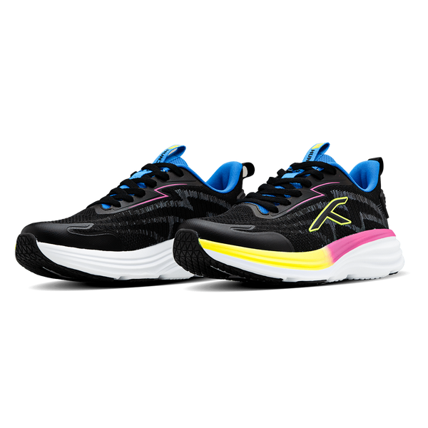 Soft Stride-Black/Blue/Lime 