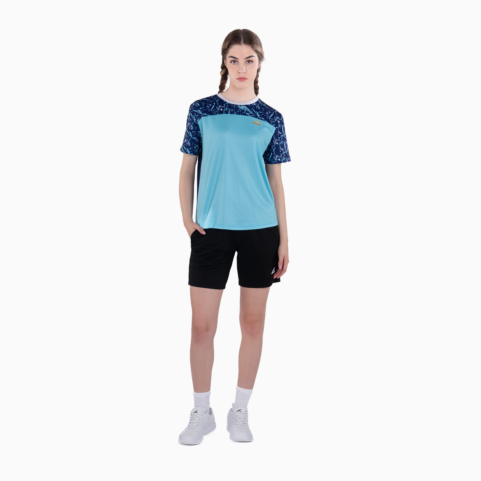Flake T-Shirt-Blue/Navy