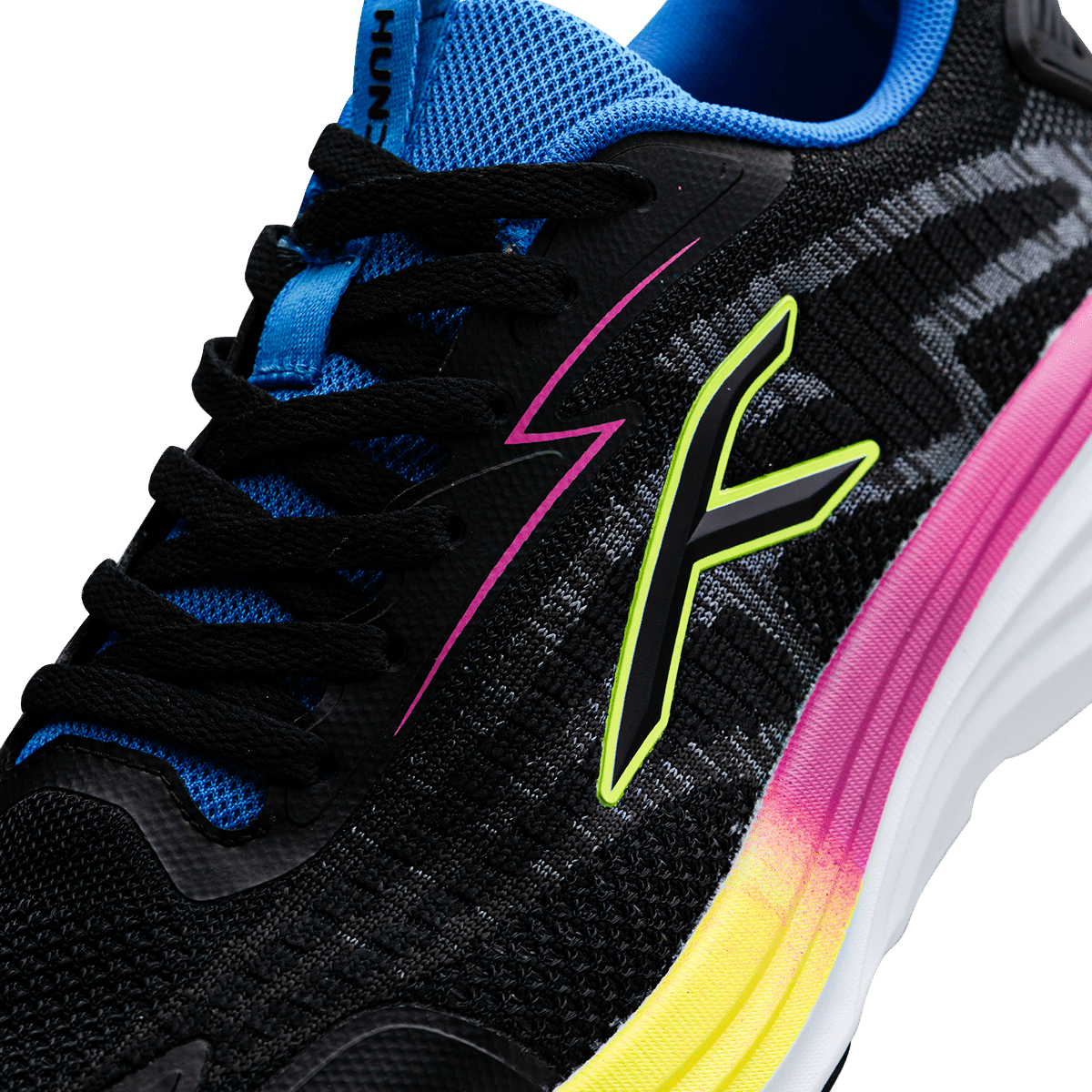 Soft Stride-Black/Blue/Lime 