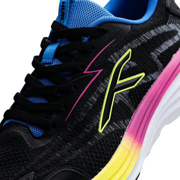 Soft Stride-Black/Blue/Lime 