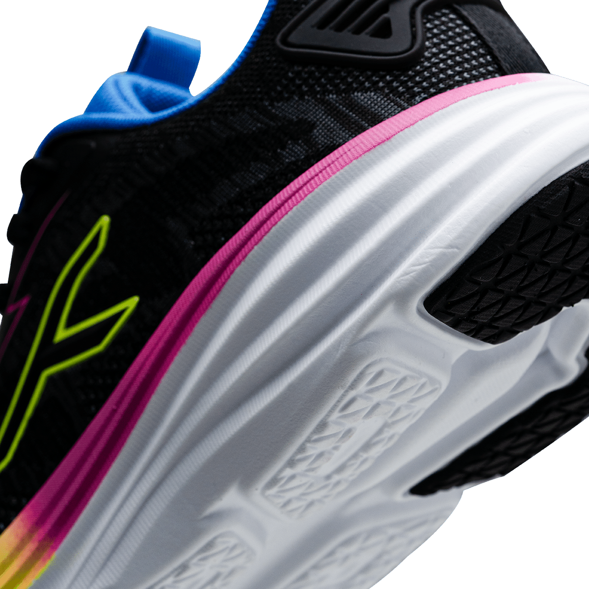 Soft Stride-Black/Blue/Lime 