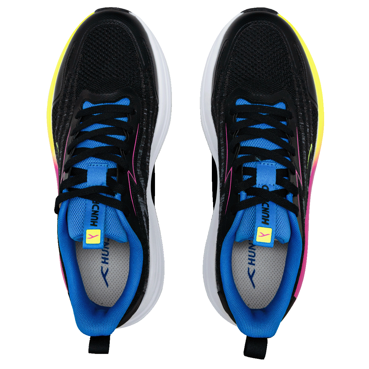 Soft Stride-Black/Blue/Lime 