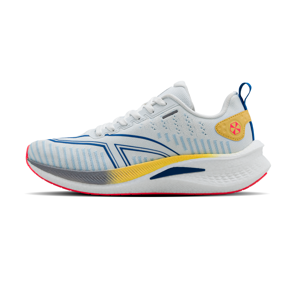 Sprint Pace-WHITE/BLUE/ORANGE RED