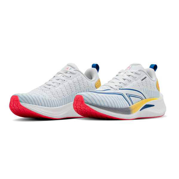Sprint Pace-WHITE/BLUE/ORANGE RED