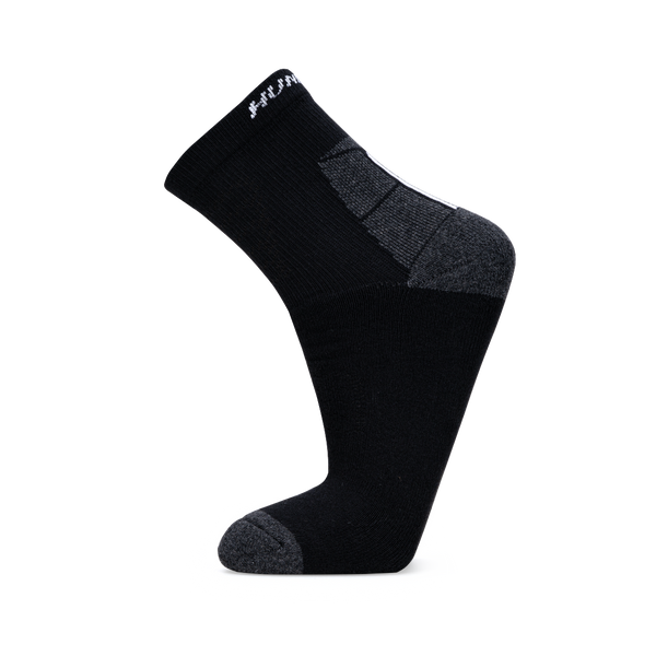 Ace High Quarter Length Performance Sports Socks_Black
