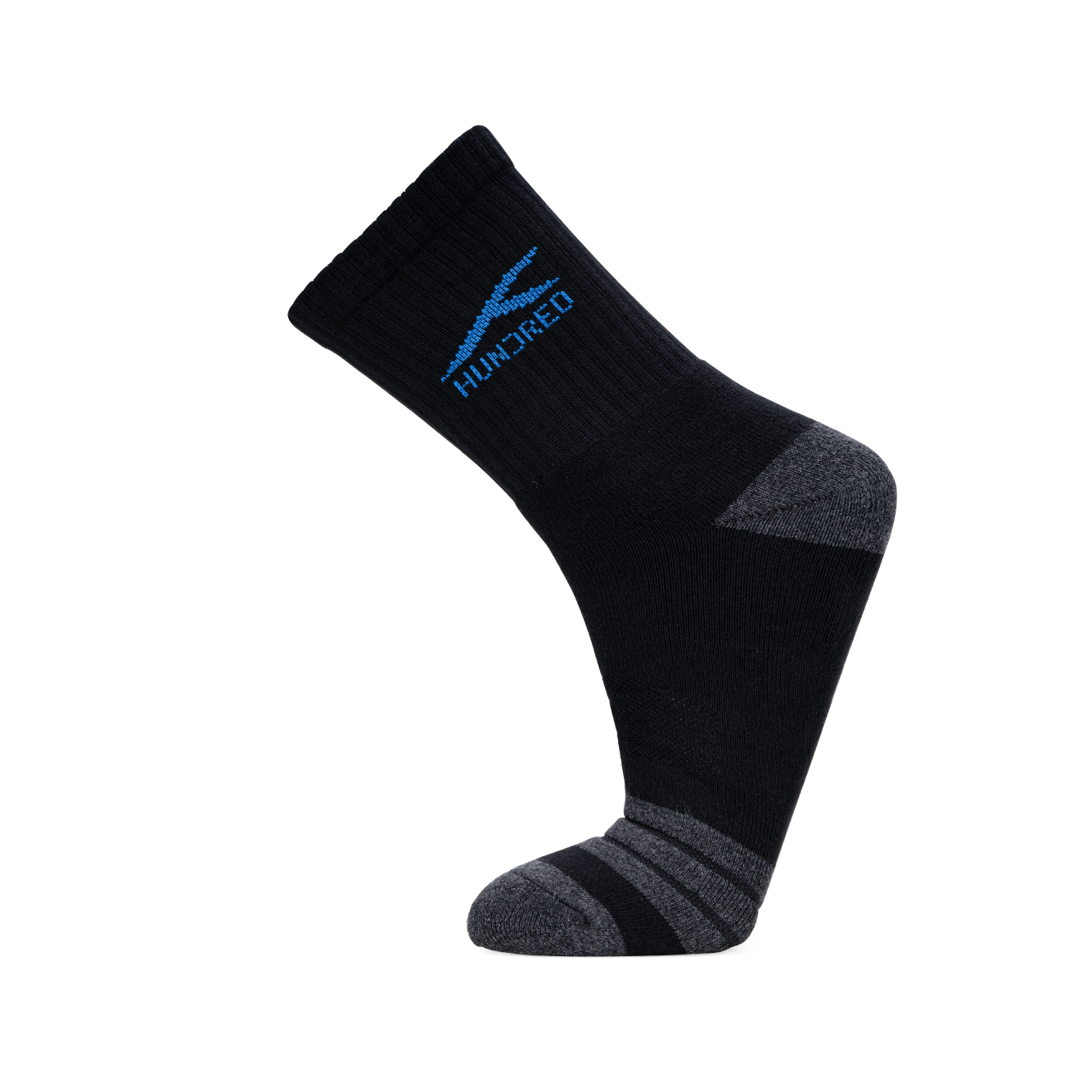 Signature Logo High Quarter Length Performance Sports Socks_Black