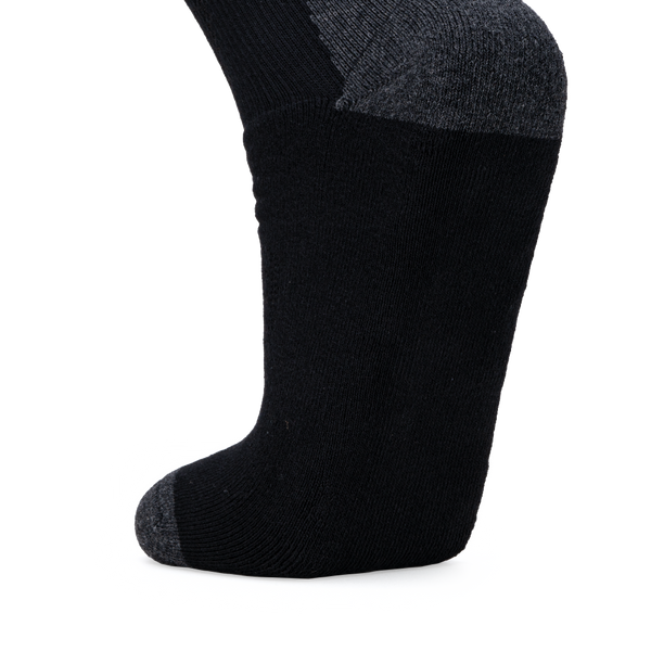 Ace High Quarter Length Performance Sports Socks_Black