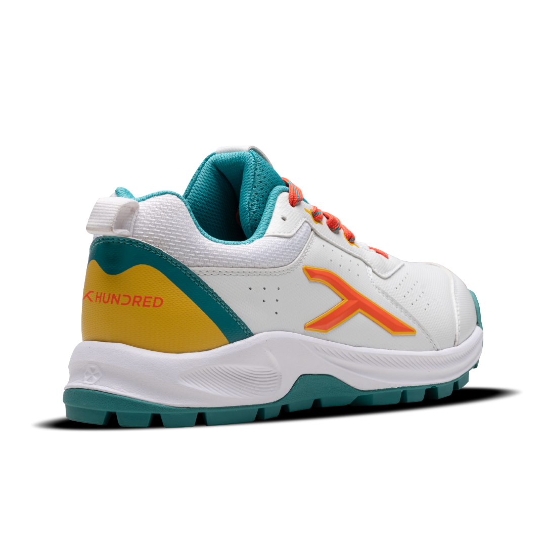 HyperDrive-White/ Light Green/Orange