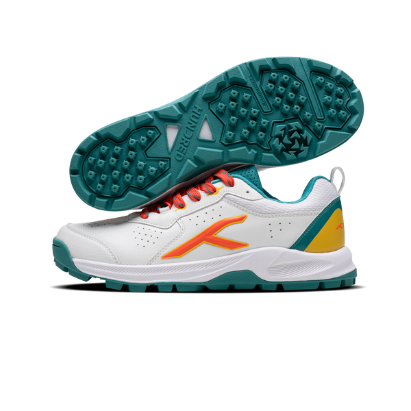 HyperDrive-White/ Light Green/Orange