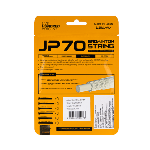 JP 70- GRAPHITE BLACK