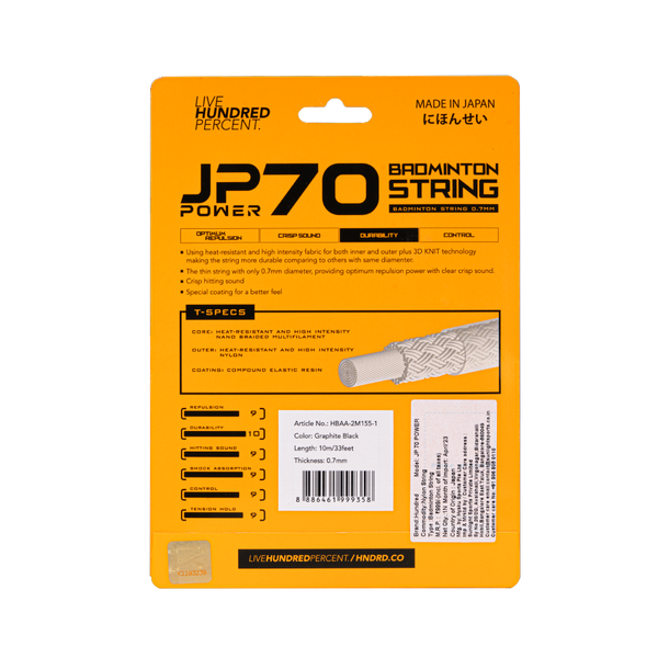 JP 70 POWER- GRAPHITE BLACK